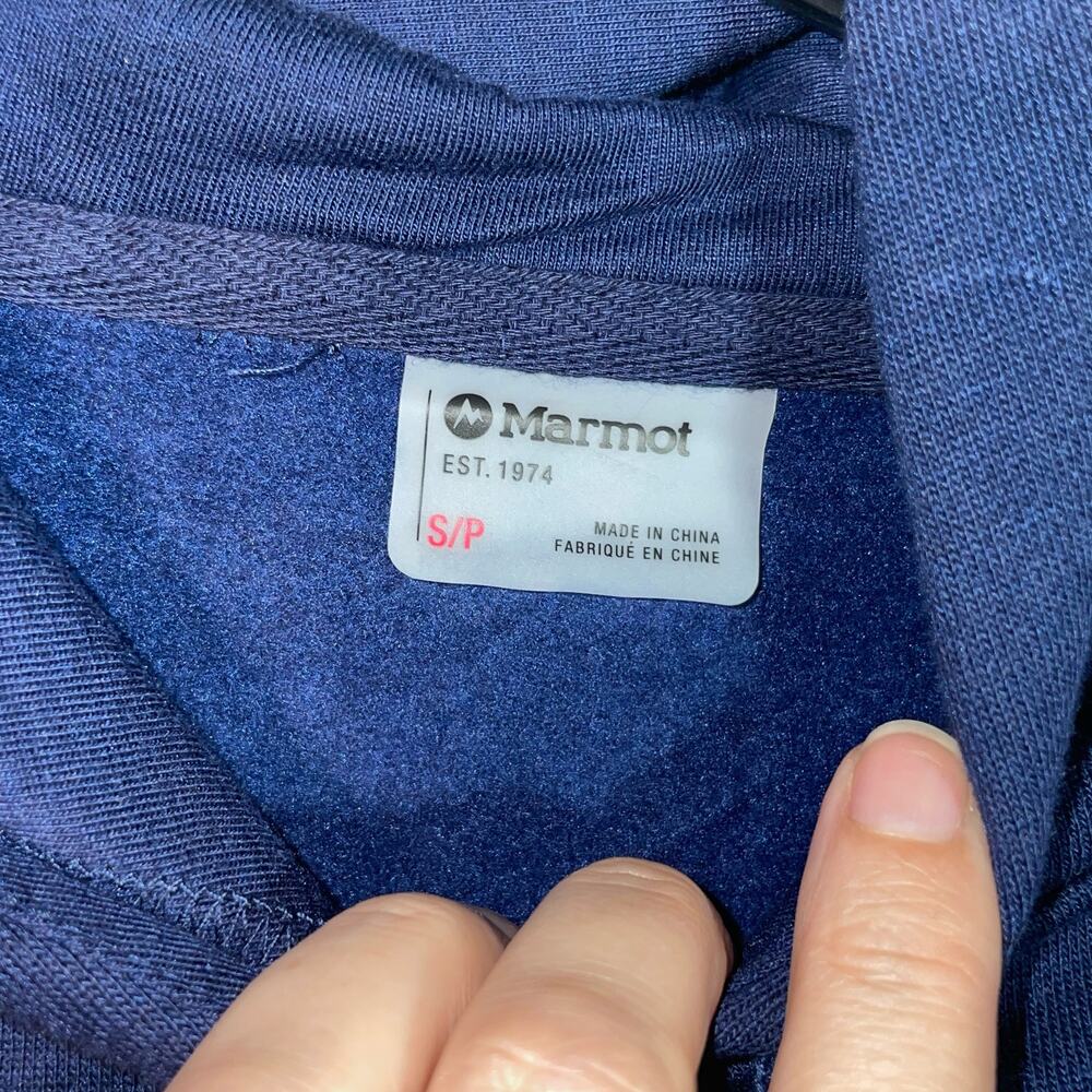 MARMOT Women S Coastal Hoodie Navy small - Picture 8 of 9
